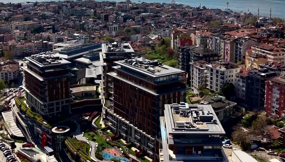 Nevbahar Üsküdar projesinin havadan drone çekimi