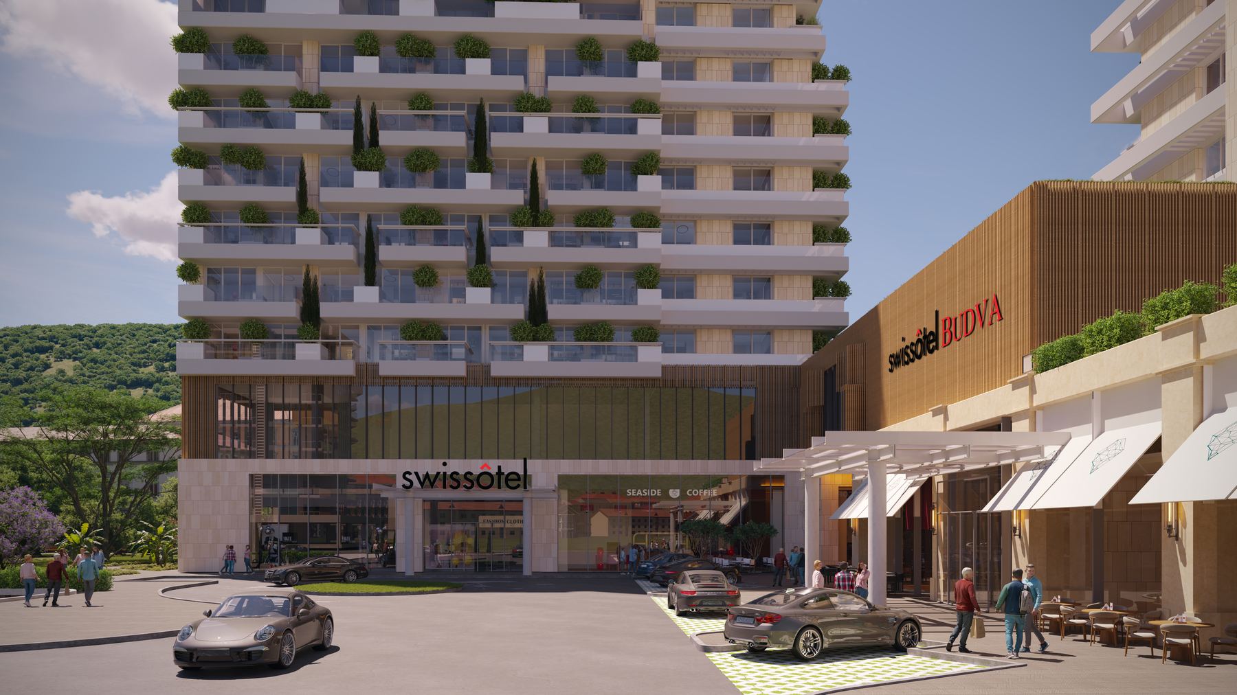 Riviera Montenegro — Swissôtel Budva dış cephe görseli